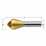Querlochsenker HSS-E05 TIN 90° D50